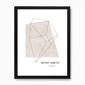 Abstract Geometric 2 Art Print