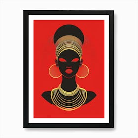 African Woman 73 Art Print