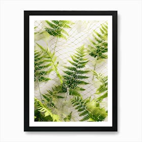 Pattern Poster Netted Chain Fern 3 Art Print