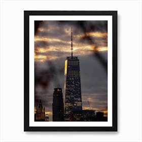 One World Trade Center At Sunset, New York, New York Art Print