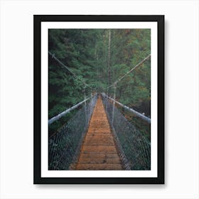 Bridge Into Mysterious Forest, Oil Painting Art Print