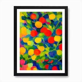 Bignay 1 Fruit Vibrant Matisse Inspired Painting Fruit Art Print