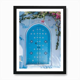 Blue Door In Morocco 3 Art Print