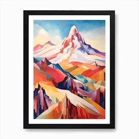 Mount Washington Usa 4 Mountain Painting Poster