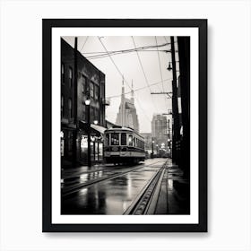 Nashville Black And White Analogue Photograph 4 Art Print