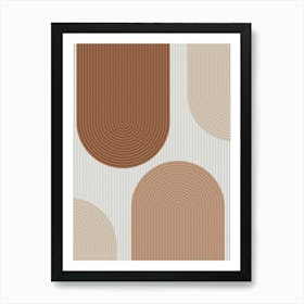 Circles and lines 7 1 Art Print