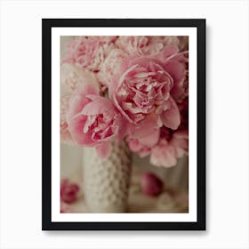 Ruffled Peony Petals Art Print