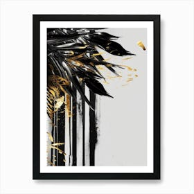 Gold Leaf 29 Art Print