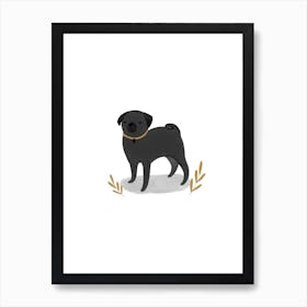 Pug Art Print