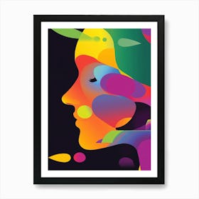 Face Of A Woman 15 Art Print