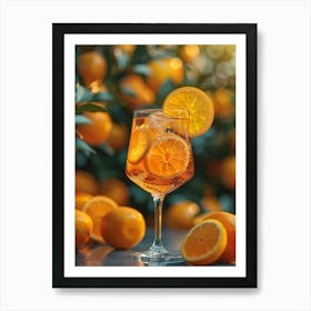 Aperol Spritz Orange 6 Art Print