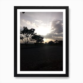 Sunset In Colombia Art Print