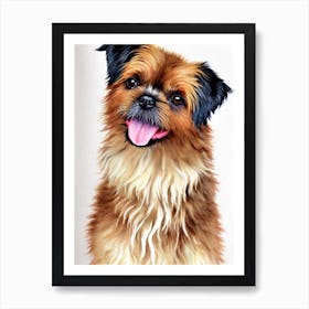 Affenpinscher Watercolour Dog Art Print