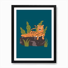 Jungle Tiger Art Print