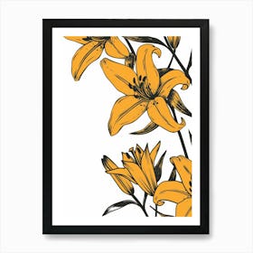 Yellow Lily 5 Art Print