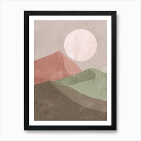 Abstract Landscape Painting Art Print