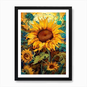 Sunflower Garden Art Print