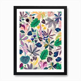 Gardenia Ecru Art Print