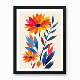 Namaqualand Daisy Groovy 13 Art Print