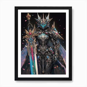 Armored Warrior Art Print