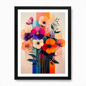 Flowers In A Vase 125 Art Print