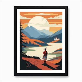 Scotland 2 Travel Illustration Art Print