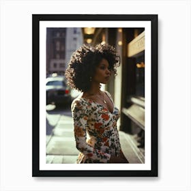 Portrait Of African American Woman Art Print