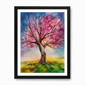 Cherry Blossom Tree 5 Art Print