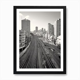 Tel Aviv, Israel, Photography In Black And White 7 Art Print