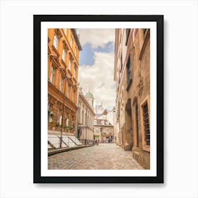 Griechengasse Vienna Alley Art Print