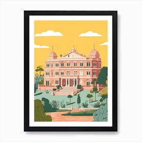 Bangalore India Travel Illustration 2 Art Print