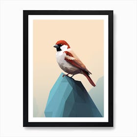 Simplicity of Sparrow Beauty Art Print