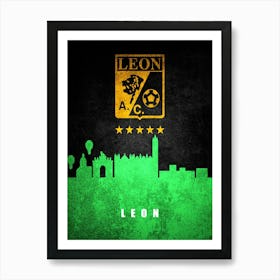 Leon Logo x Skyline Art Print