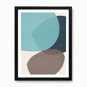 Colorful abstract shapes 59 Art Print