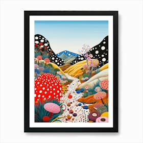 Santa Marinella, Italy, Illustration In The Style Of Pop Art 3 Art Print