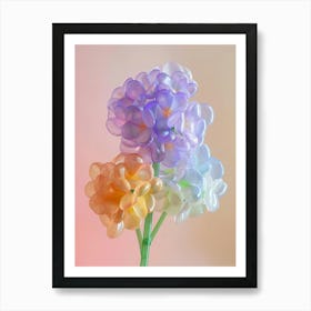 Dreamy Inflatable Flowers Hydrangea 1 Art Print