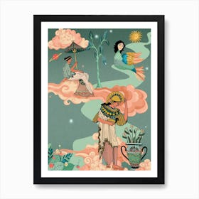 Greek Goddesses Art Print