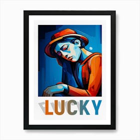 Pop art Woman Art Print