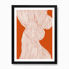 Fibersno1 Orangefullsize Art Print