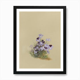 Flowers In The Grass Art Print