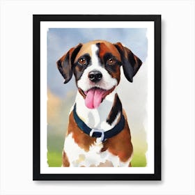 Cesky Terrier Watercolour Dog Art Print