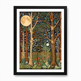 William Morris Fairy Forest Art Print