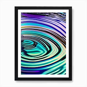 Water Ripples Waterscape Pop Art Photography 2 Art Print