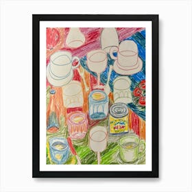 Kitchen Table Art Print