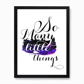 Little Things Art Print