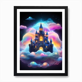 Castle In The Clouds 8 Art Print