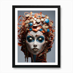 Strikingly Enigmatic Figure Art Print