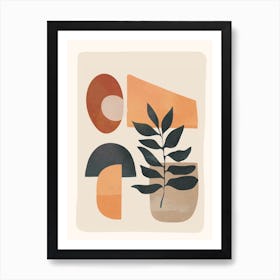 Abstract Minimal Shapes 02 Art Print