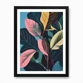 Tropical Leaves 24 Art Print