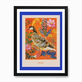 Spring Birds Poster Goose 3 Art Print